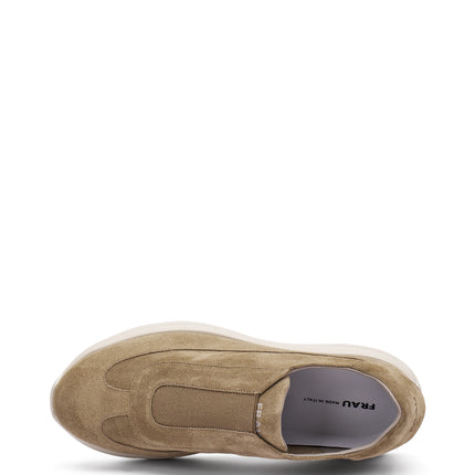 Frau Slip On Sneakers da Uomo in Camoscio Sand Sabbia 09B7 SUEDE Frau 