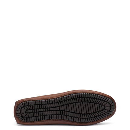 Frau Mocassino Car Shoe Barca Uomo in Pelle Marrone Legno 12M0 LEGNO Frau 