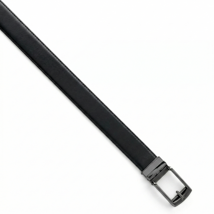 Frau Cintura Uomo con Chiusura a Scatto in Pelle Nera 148C SHADE BLACK Frau 