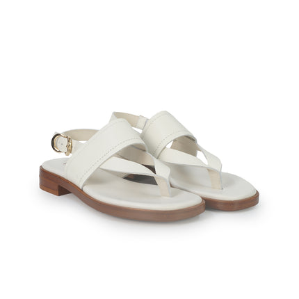 Frau Sandali Infradito Basso Donna in Pelle Bianca 87M4 OFF WHITE Frau 