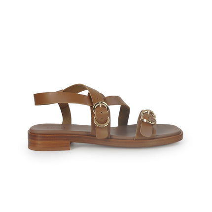 Frau Sandalo Basso Donna in Pelle Mou 87M6 LONDON MOU Frau 