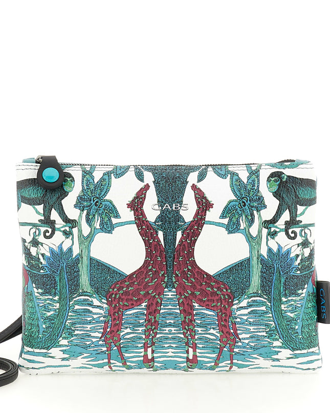 Gabs Pochette in Pelle con Tracolla Jungle Platoni Tanzania BEYONCE TG M JUNGLE TANZANIA Gabs 