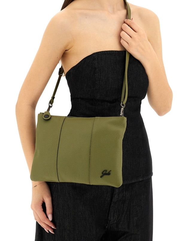 Gabs Pochette Donna con Tracolla in Pelle Verde Prezzemolo BEYONCE TG M PREZZEMOLO Gabs 