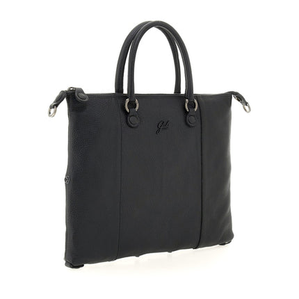 Gabs Borsa Convertibile e Trasformabile con Tracolla in Pelle Nera G3 PLUS TG M BULL BLACK Gabs 