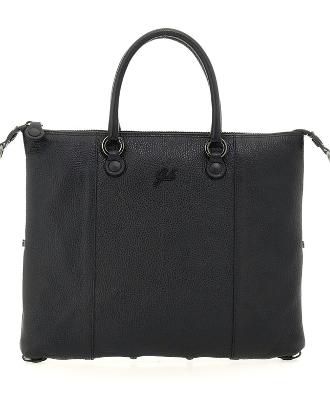 Gabs Borsa Convertibile e Trasformabile con Tracolla in Pelle Nera G3 PLUS TG M BULL BLACK Gabs 