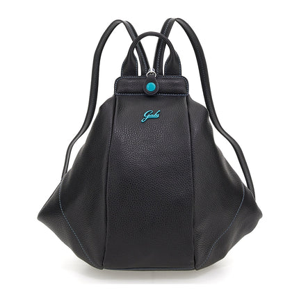 Gabs Borsa Zaino Trasformabile in Pelle Nera GRETA TG M BLACK Gabs 