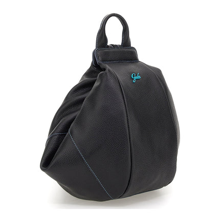 Gabs Borsa Zaino Trasformabile in Pelle Nera GRETA TG M BLACK Gabs 