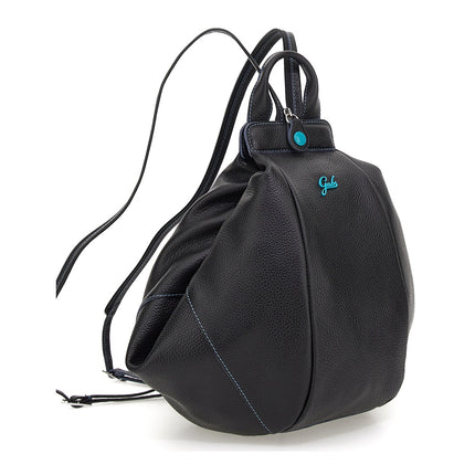 Gabs Borsa Zaino Trasformabile in Pelle Nera GRETA TG M BLACK Gabs 