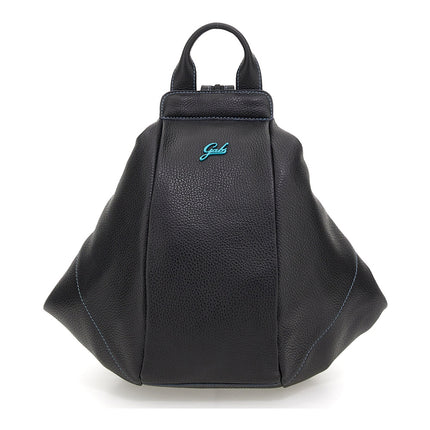 Gabs Borsa Zaino Trasformabile in Pelle Nera GRETA TG M BLACK Gabs 