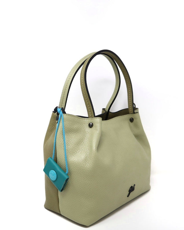Gabs Borsa Donna Shopper in Pelle Celadon Savana LILLY TG M CELADON SAVANA Gabs 