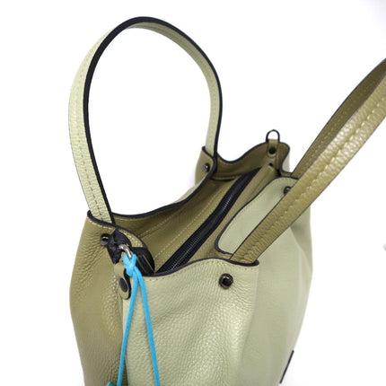 Gabs Borsa Donna Shopper in Pelle Celadon Savana LILLY TG M CELADON SAVANA Gabs 