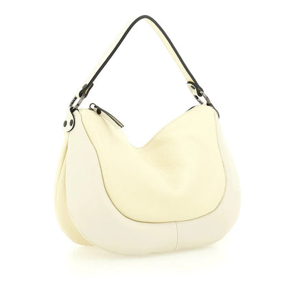 Gabs Borsa a Spalla con Tracolla in Pelle Lino Panna MARTY TG M LINO PANNA Gabs 