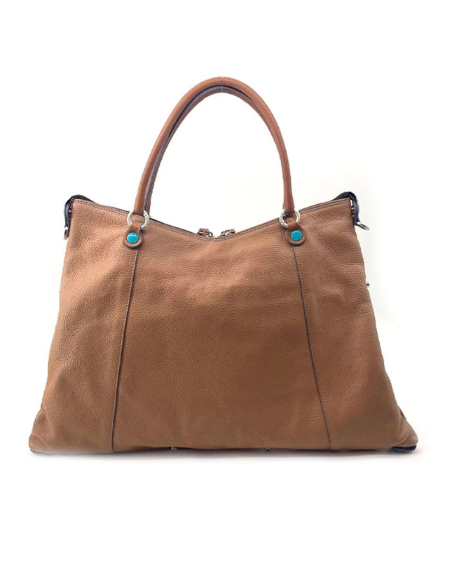 Gabs Borsa Donna Shopper Trasformabile in Pelle Ghianda Cuoio THAMARA PLUS TG M CAMOSCIO CUOIO Gabs 