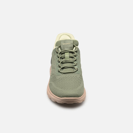 Geox Spherica Plus Sneakers Donna Bassa in Tessuto Verde D657MB SPHERICA OLIVE Geox 