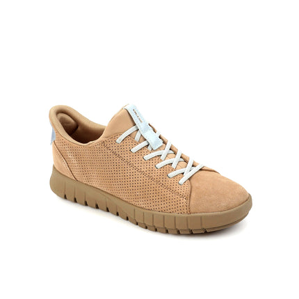 Geox Sneakers Donna Flextride Plus FastIn in Camoscio Crema D657SC FLEXTRIDE CREAM Geox 