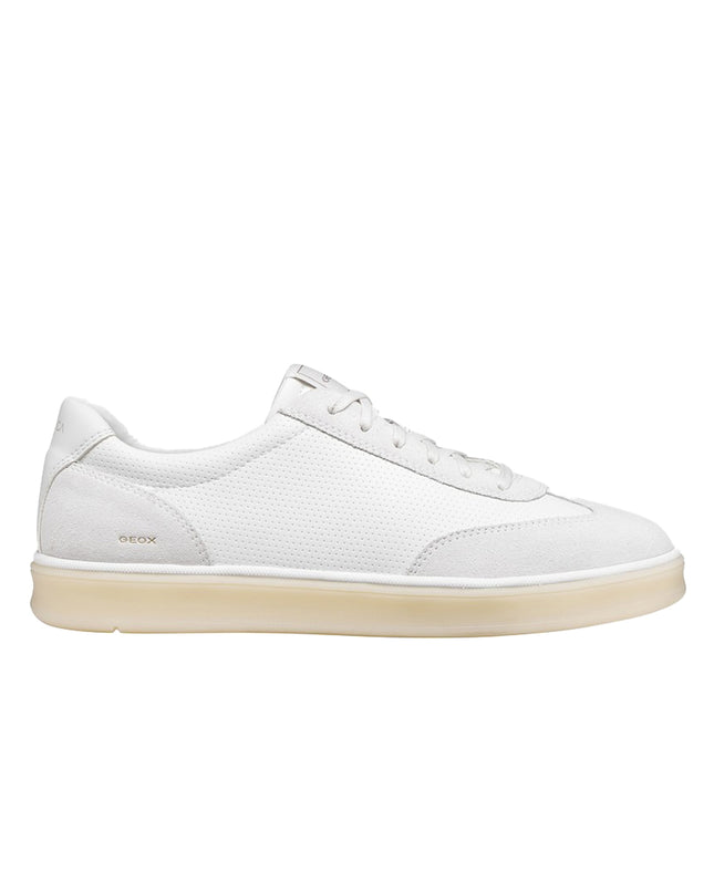 Geox Sneakers Bassa Uomo in Pelle Bianco U653JA SPHERICA ACTIF X4 WHITE Geox 