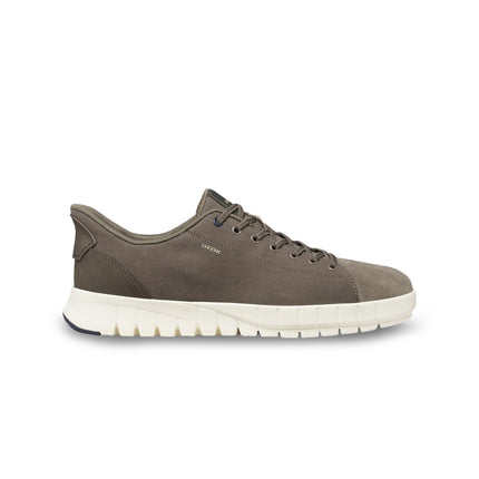 Geox Sneakers Uomo Flextride Plus FastIn Tessuto e Camoscio Grigio U65MAC FELXTRIDE GREY Geox 