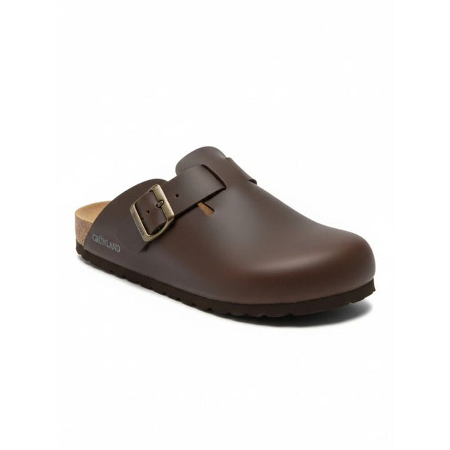 Grunland Sandali Plantare Morbido Sughero Bio Uomo in Pelle Marrone CB0731 BOBO MARRONE Grunland 