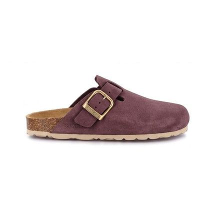 Grunland Sandali Plantare Morbido Sughero Bio Donna in Camoscio Bordeaux CB2609 SARA VINACCIA Grunland 