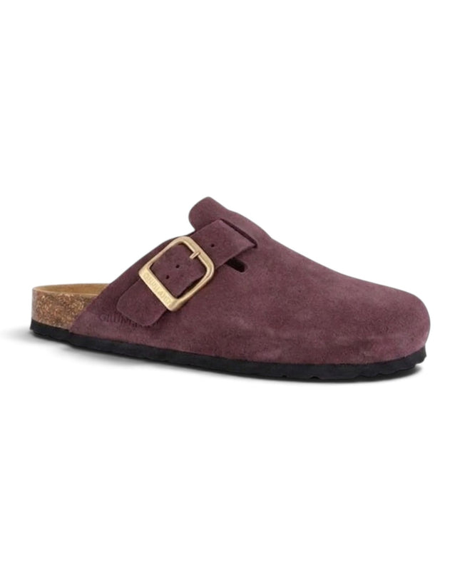 Grunland Sandali Plantare Morbido Sughero Bio Donna in Camoscio Bordeaux CB2609 SARA VINACCIA Grunland 