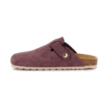Grunland Sandali Plantare Morbido Sughero Bio Donna in Camoscio Bordeaux CB2609 SARA VINACCIA Grunland 