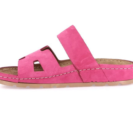 Grunland Sandali con Velcro Plantare Morbido Donna in Nabuk Vino CI1919 PADO VINO Grunland 