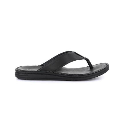 Grunland Sandali Infradito Uomo in Pelle Nera CI3083 LAPO NERO Grunland 