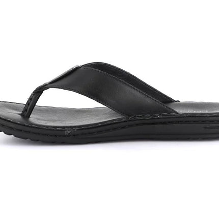 Grunland Sandali Infradito Uomo in Pelle Nera CI3083 LAPO NERO Grunland 