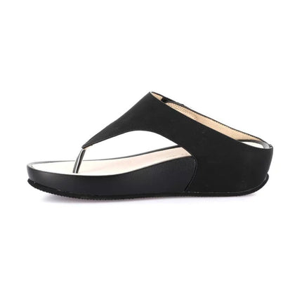 Grunland Infradito Donna Ciabatta Confort con Velcro in Tessuto Nero CI3115 DIRA BLACK Grunland 