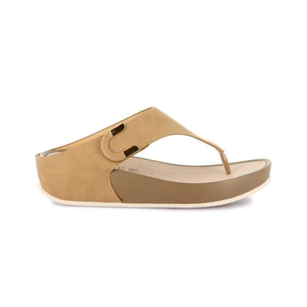 Grunland Infradito Donna Ciabatta Confort con Velcro in Tessuto Cuoio CI3115 DIRA TAN Grunland 