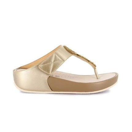 Grunland Infradito Donna Ciabatta Confort con Velcro in Tessuto Platino CI3121 DIRA LAMINATO Grunland 