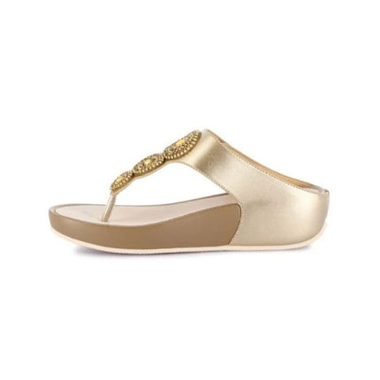 Grunland Infradito Donna Ciabatta Confort con Velcro in Tessuto Platino CI3121 DIRA LAMINATO Grunland 