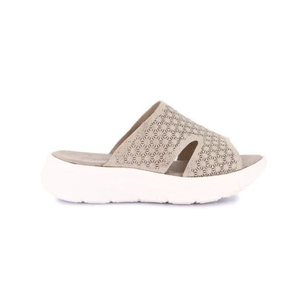 Grunland Sandali Donna con Zeppa Morbida in Tessuto Grigio CI3133 SAVA METAL Grunland 