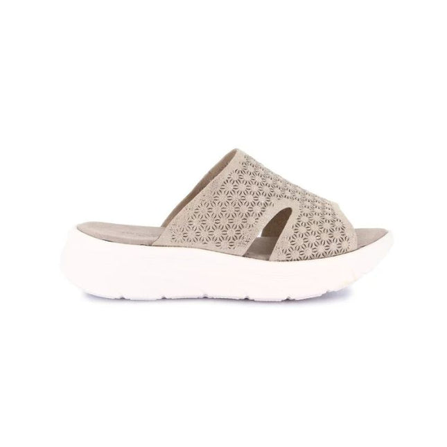 Grunland Sandali Donna con Zeppa Morbida in Tessuto Grigio CI3133 SAVA METAL Grunland 
