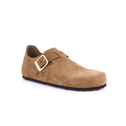 Grunland Scarpa London con Plantare Morbido Sughero Bio Donna in Camoscio Tortora SC6170 SARA TORTORA Grunland 