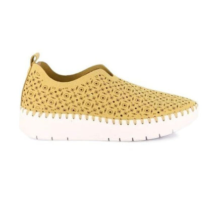 Grunland Slipon Traforata Donna in Tessuto Paglia Beige SC6184 SILI BEIGE Grunland 