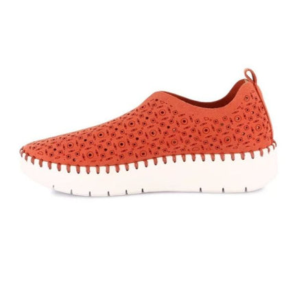 Grunland Slipon Traforata Donna in Tessuto Mattone SC6184 SILI TERRA Grunland 