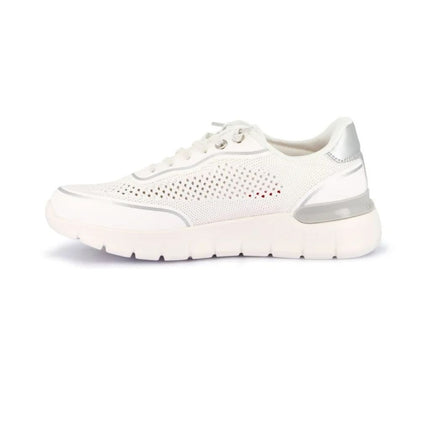 Grunland Sneakers Slipon Traforata Donna in Tessuto Bianco SC6262 SACE WHITE Grunland 