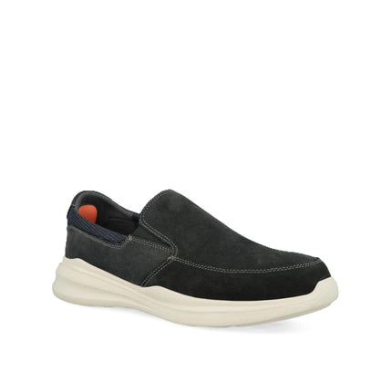 Impronte Mocassini Uomo Slip On in Nabuk Blu SAN POLO SLIP ON NAVY Impronte 