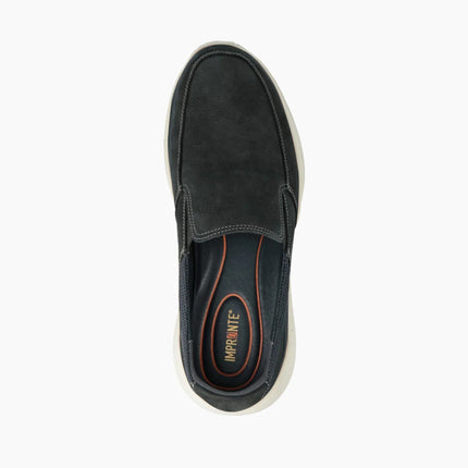 Impronte Mocassini Uomo Slip On in Nabuk Blu SAN POLO SLIP ON NAVY Impronte 