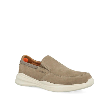 Impronte Mocassini Uomo Slip On in Nabuk Taupe Beige SAN POLO SLIP ON TAUPE Impronte 