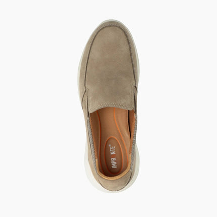 Impronte Mocassini Uomo Slip On in Nabuk Taupe Beige SAN POLO SLIP ON TAUPE Impronte 