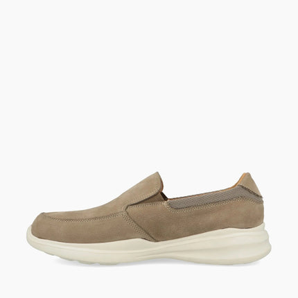 Impronte Mocassini Uomo Slip On in Nabuk Taupe Beige SAN POLO SLIP ON TAUPE Impronte 