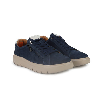 Impronte Sneakers Charms Uomo Lacci e Zip in Camoscio Blu VENIER ZIPU NAVY Impronte 