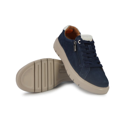 Impronte Sneakers Charms Uomo Lacci e Zip in Camoscio Blu VENIER ZIPU NAVY Impronte 