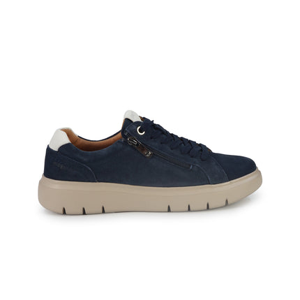Impronte Sneakers Charms Uomo Lacci e Zip in Camoscio Blu VENIER ZIPU NAVY Impronte 