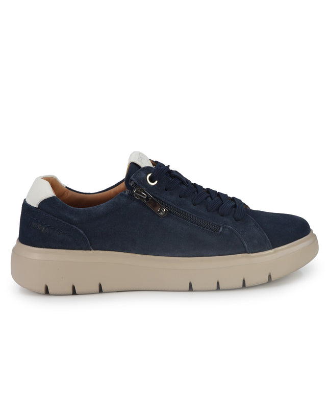 Impronte Sneakers Charms Uomo Lacci e Zip in Camoscio Blu VENIER ZIPU NAVY Impronte 