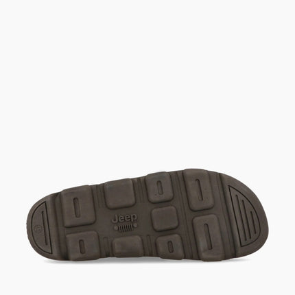 Jeep Sandali Trekking Outdoor Uomo in Ecopelle Marrone DAYTONA SANDAL DARK BROWN Jeep Footwear 