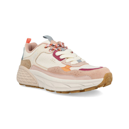 Jeep Sneakers Donna in Camoscio Multicolor Rosa GROOVE MESH PINK Jeep Footwear 