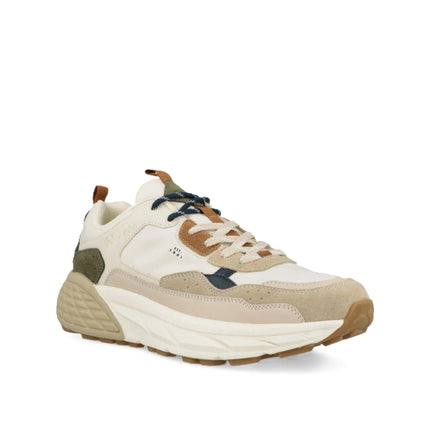 Jeep Sneakers Uomo in Camoscio Multicolor Bianco GROOVE NYLON WHITE MULTI Jeep Footwear 